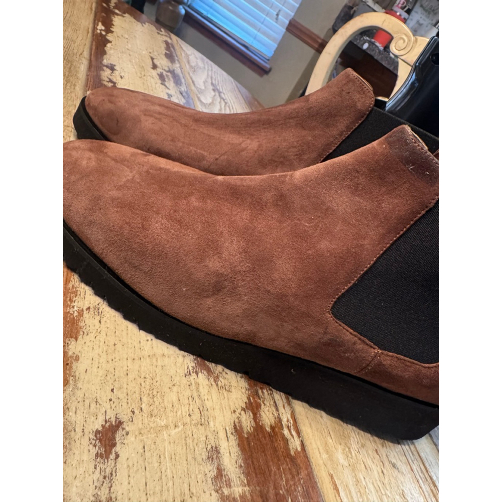 AMALFI | NWT Brown Suede Ankle Boots & Booties Size 12.5 - Picture 5 of 9